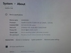 Desktop Computer Dell OptiPlex 7040 16GB Intel Core i5 SSD 256GB