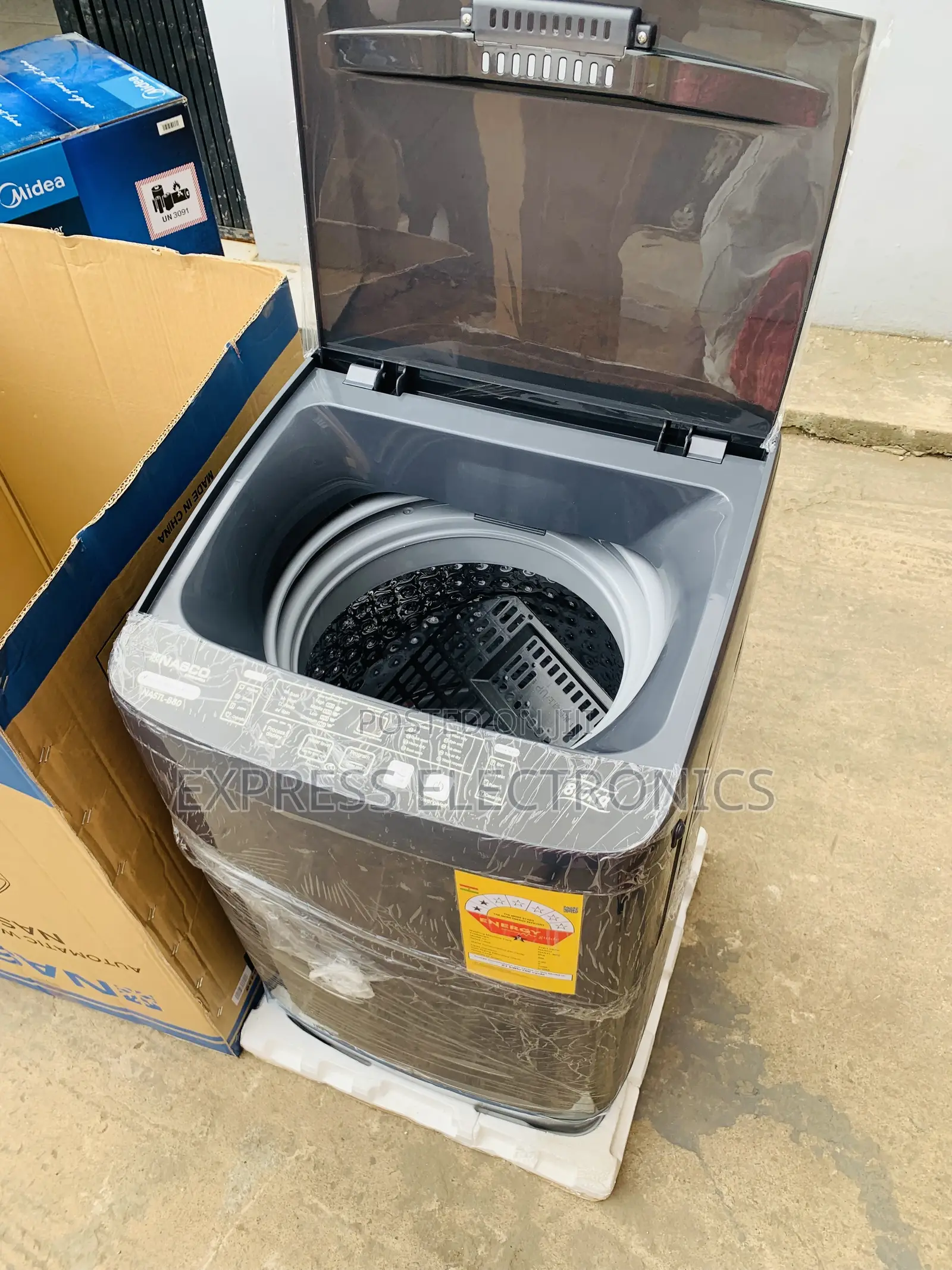 High Quality Nasco 8KG Top Load Fully Washing Machine (NASTL-B80)