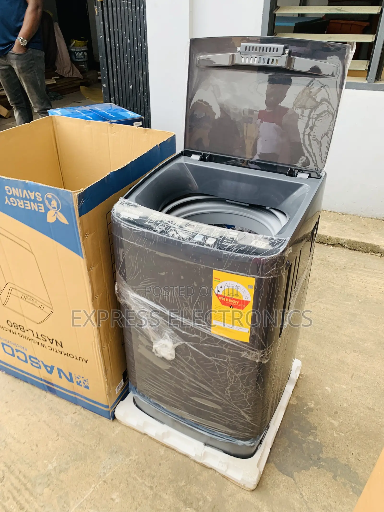 High Quality Nasco 8KG Top Load Fully Washing Machine (NASTL-B80)