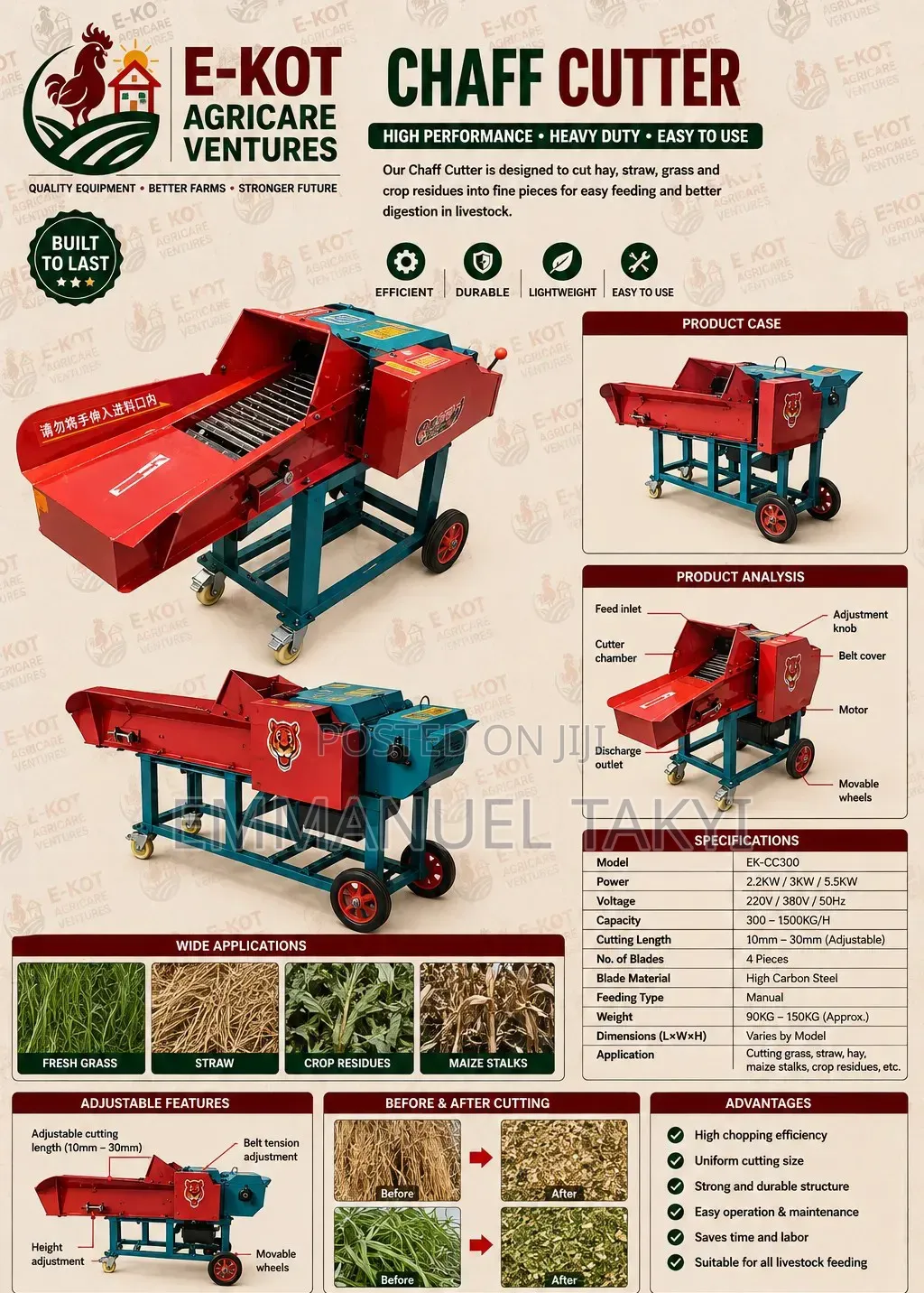 Chaff Cutter Machine