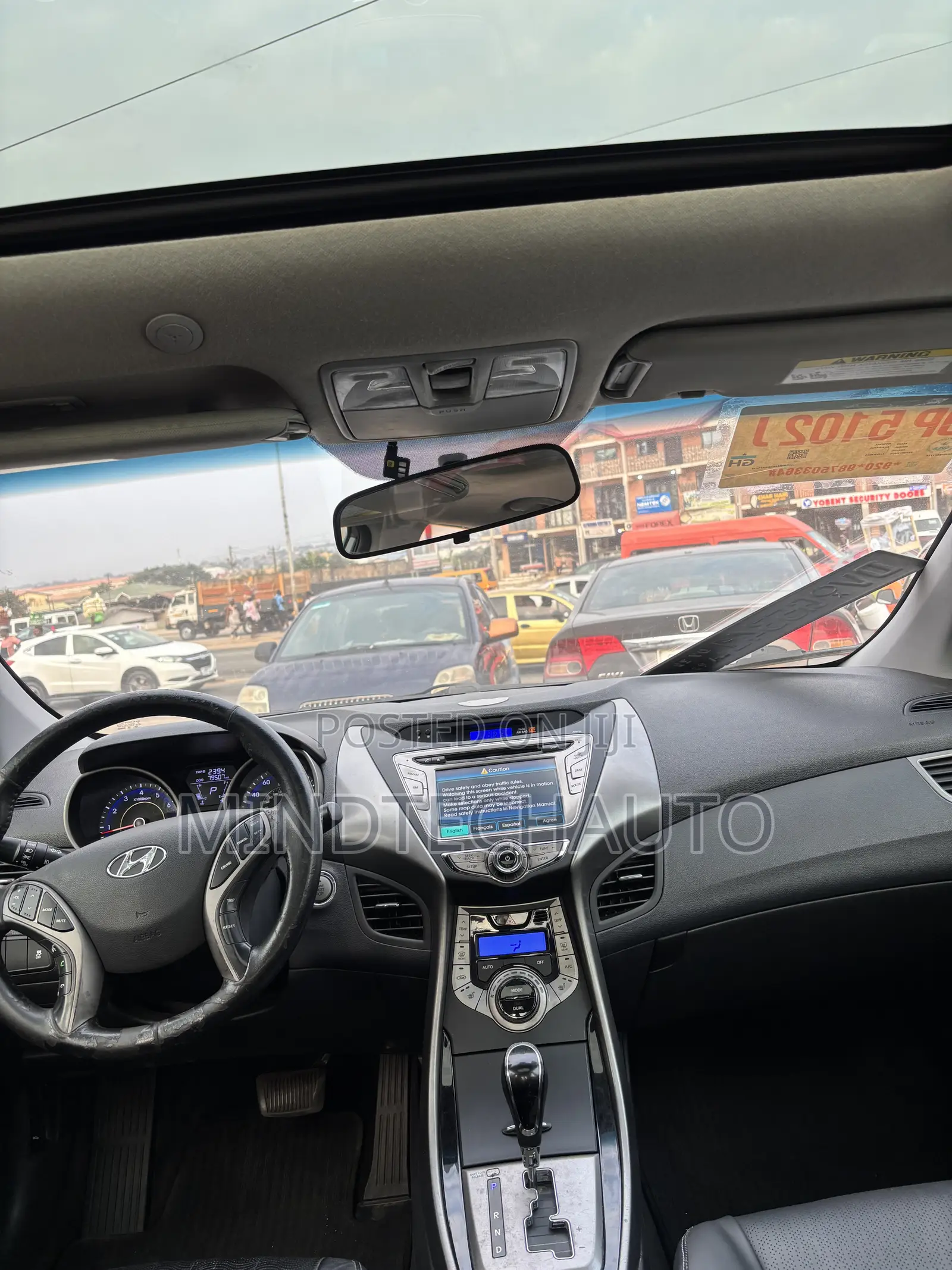 Hyundai Elantra Limited Sedan FWD (1.8L 4cyl 6A) 2013 Gray
