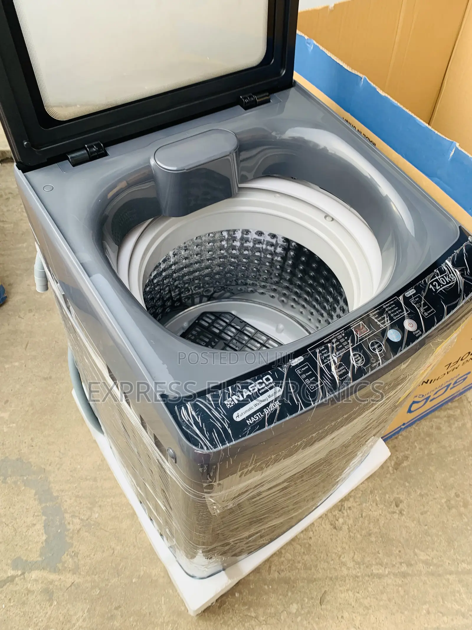 Text Us Nasco 12KG Top Load Washing Machine (NASTL-B120FL)