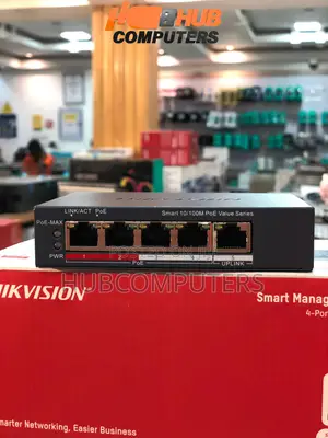 Hikvision DS-3E1105P-EI/M 4 Port PoE Smart Managed Switch