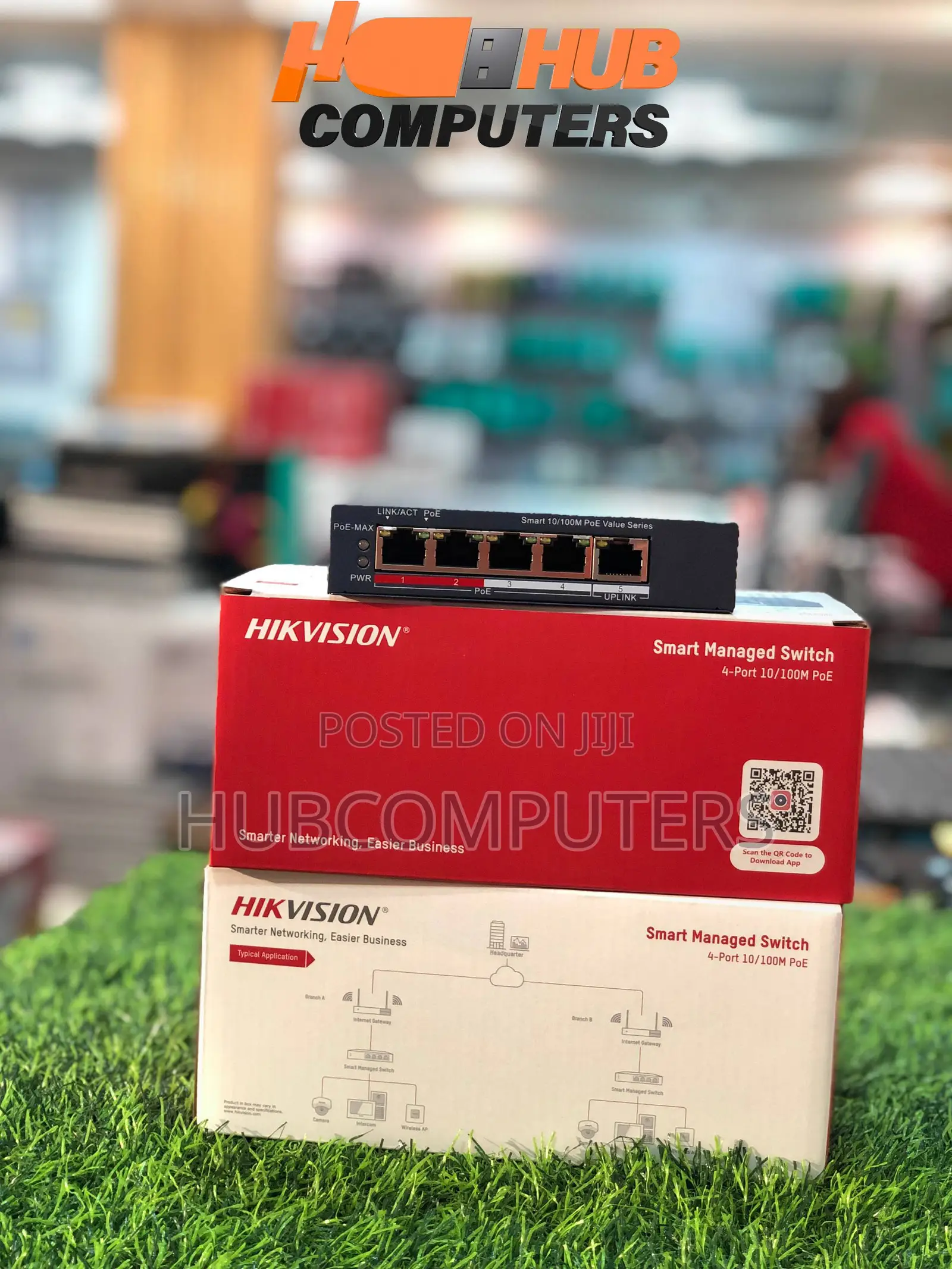 Hikvision DS-3E1105P-EI/M 4 Port PoE Smart Managed Switch