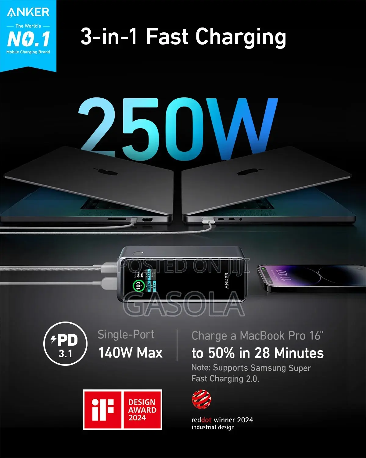 Anker Prime 27,650mAh With 100W Charging Base