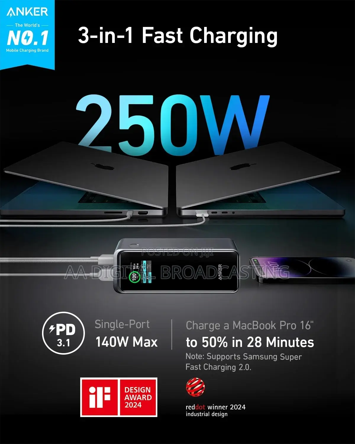 Anker Prime 27,650mAh With 100W Charging Base