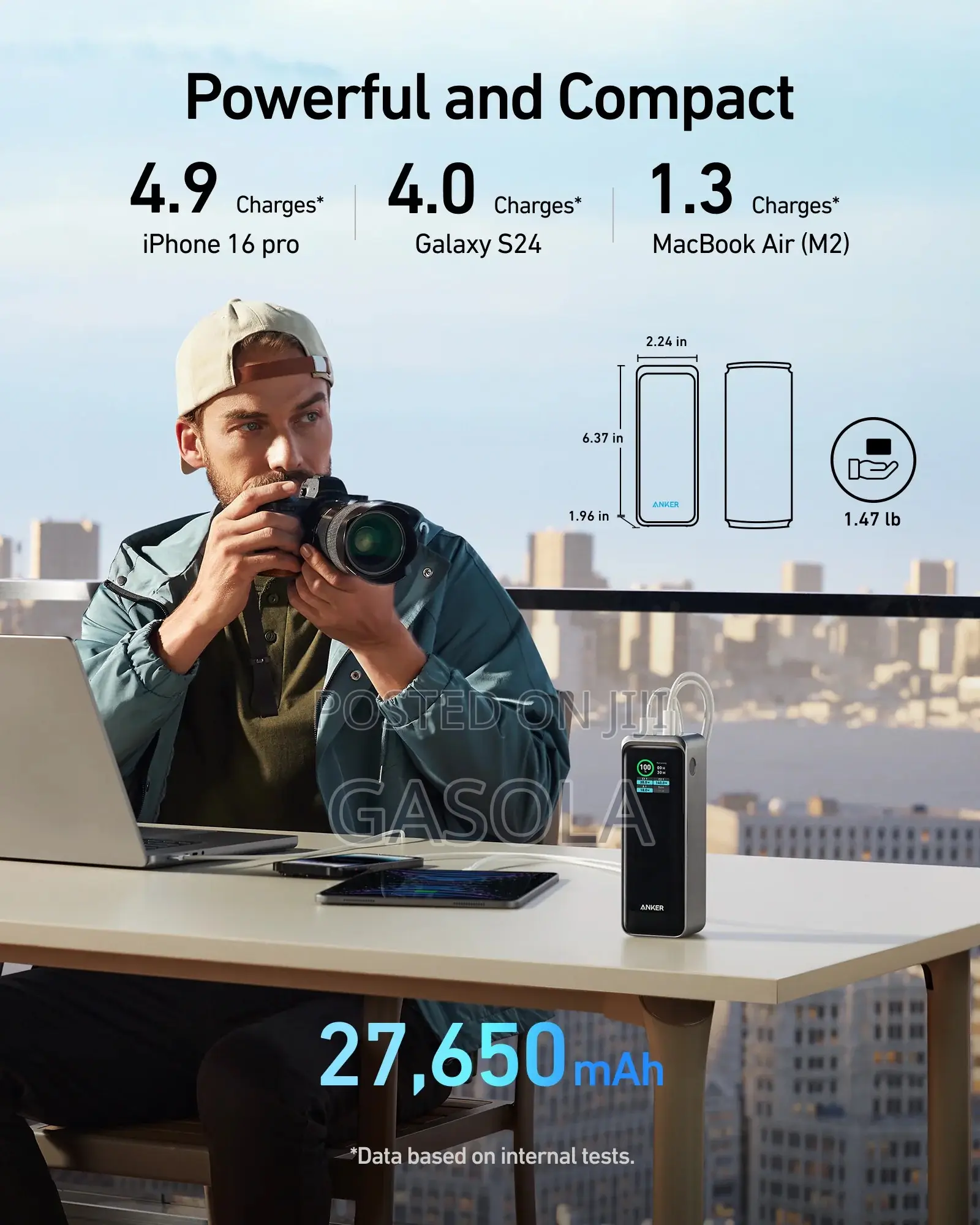Anker Prime 27,650mAh With 100W Charging Base