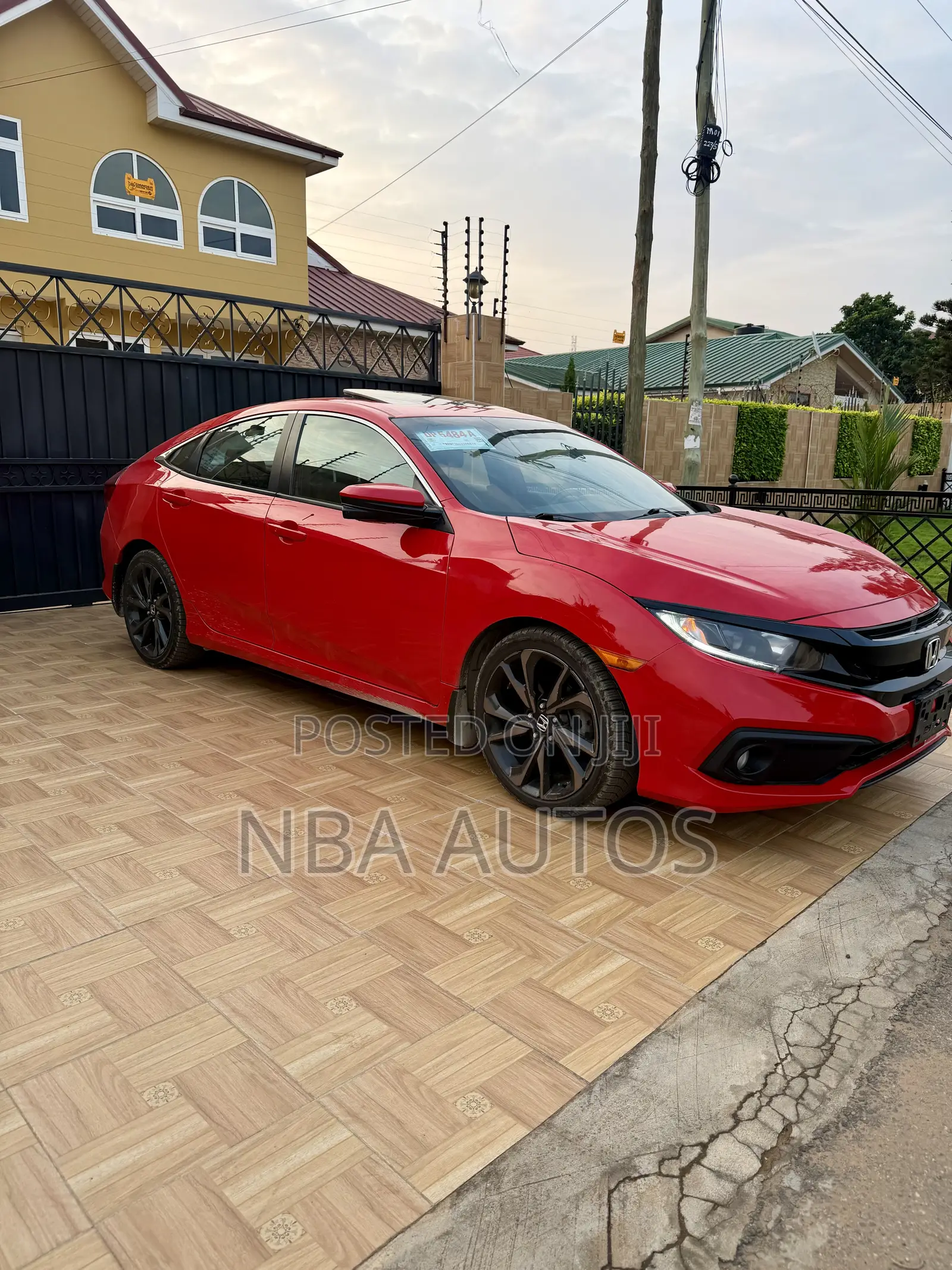 Honda Civic Sport Sedan 2020 Red