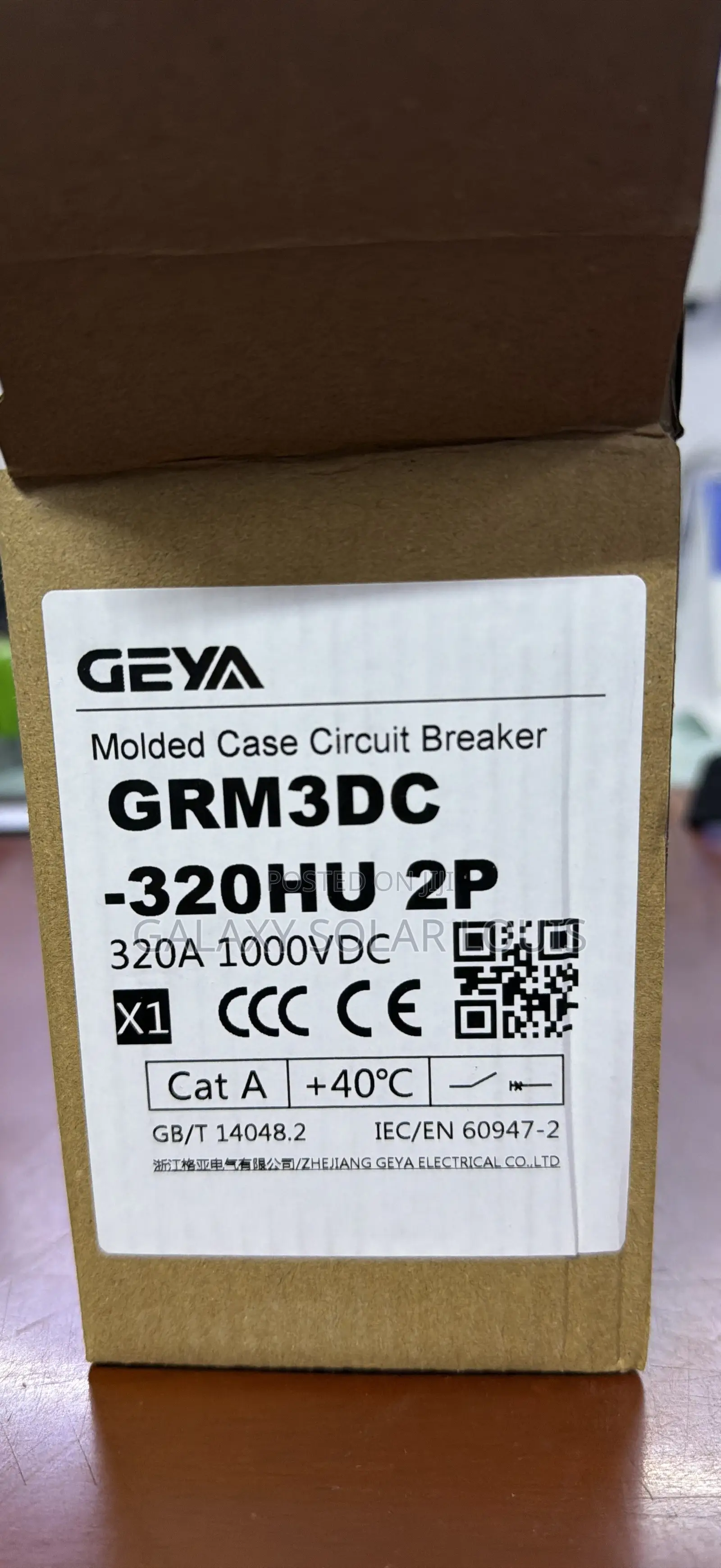 320a 1000v Dc Breaker