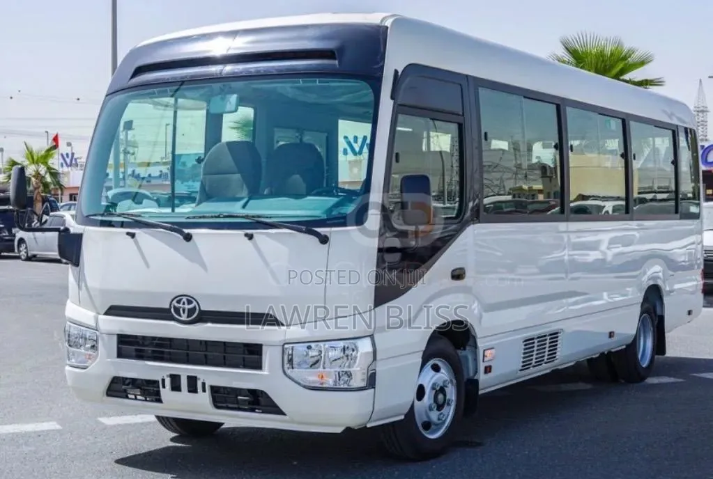 New Toyota Coaster 2025 White