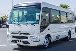 New Toyota Coaster 2025 White