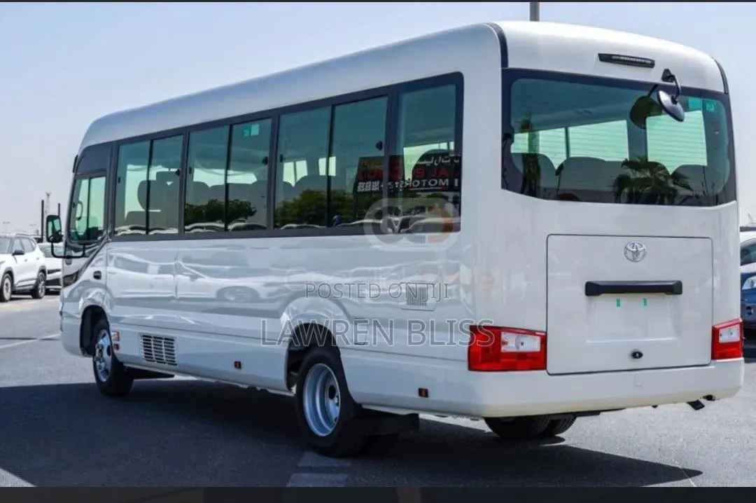 New Toyota Coaster 2025 White