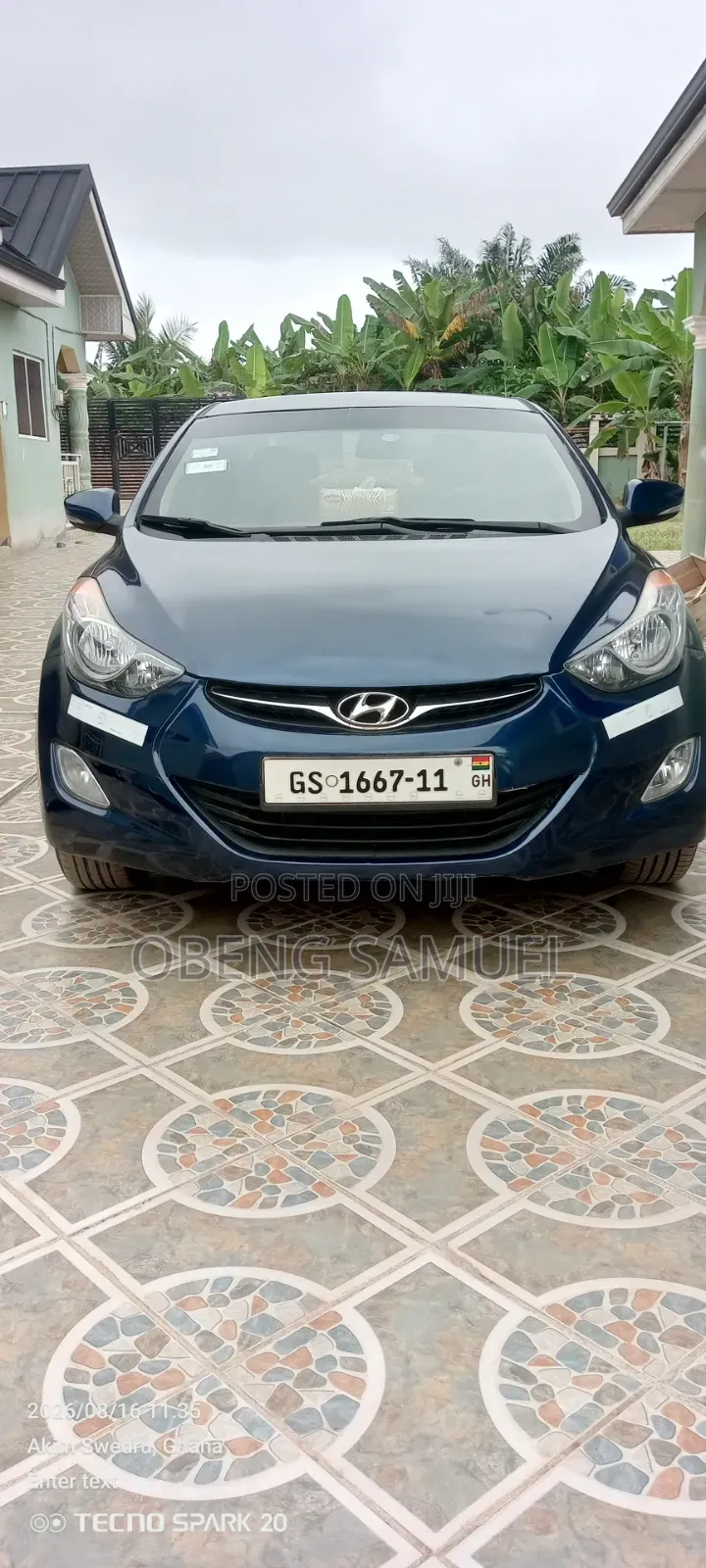 Hyundai Elantra 2011 Blue