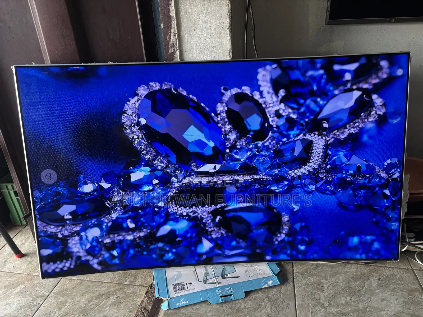 Qled Samsung Curved 55 Inches Smart TV (Cash on Delivery)