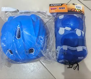Elbow Knee Pad Helmet Kids Protective Sports Gear Set