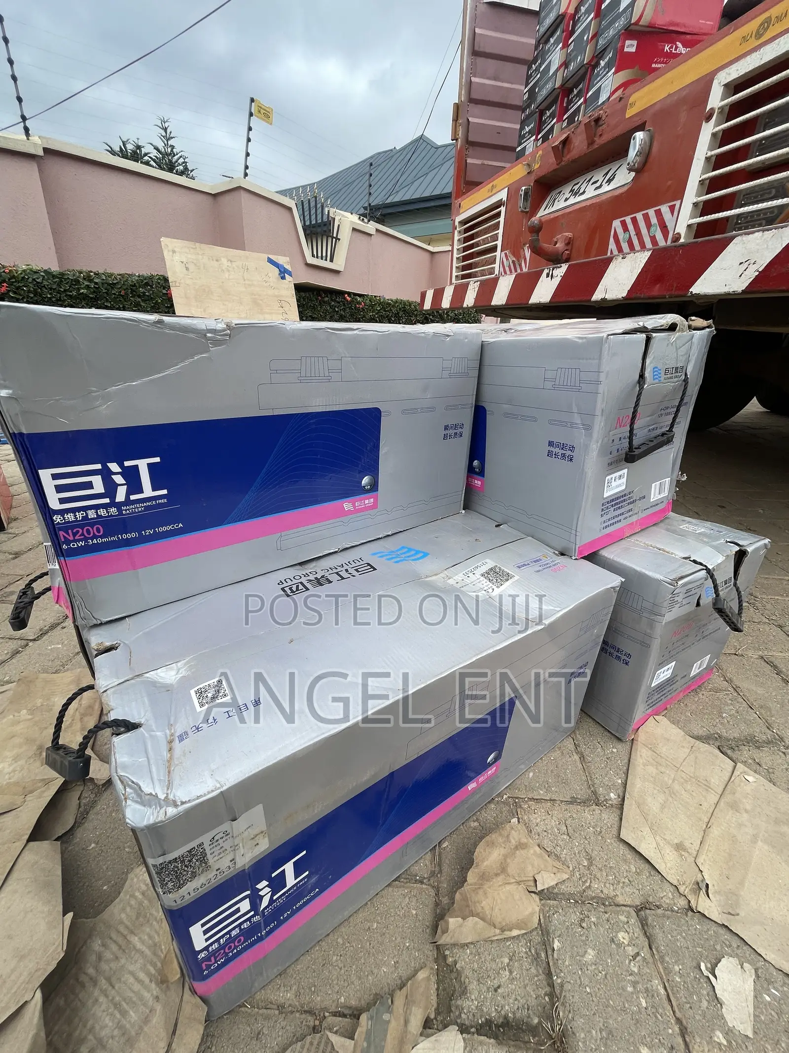 Juji N200Ah 32 Plates Maintenance-Free Heavy-Duty Battery(Ksi Accra)