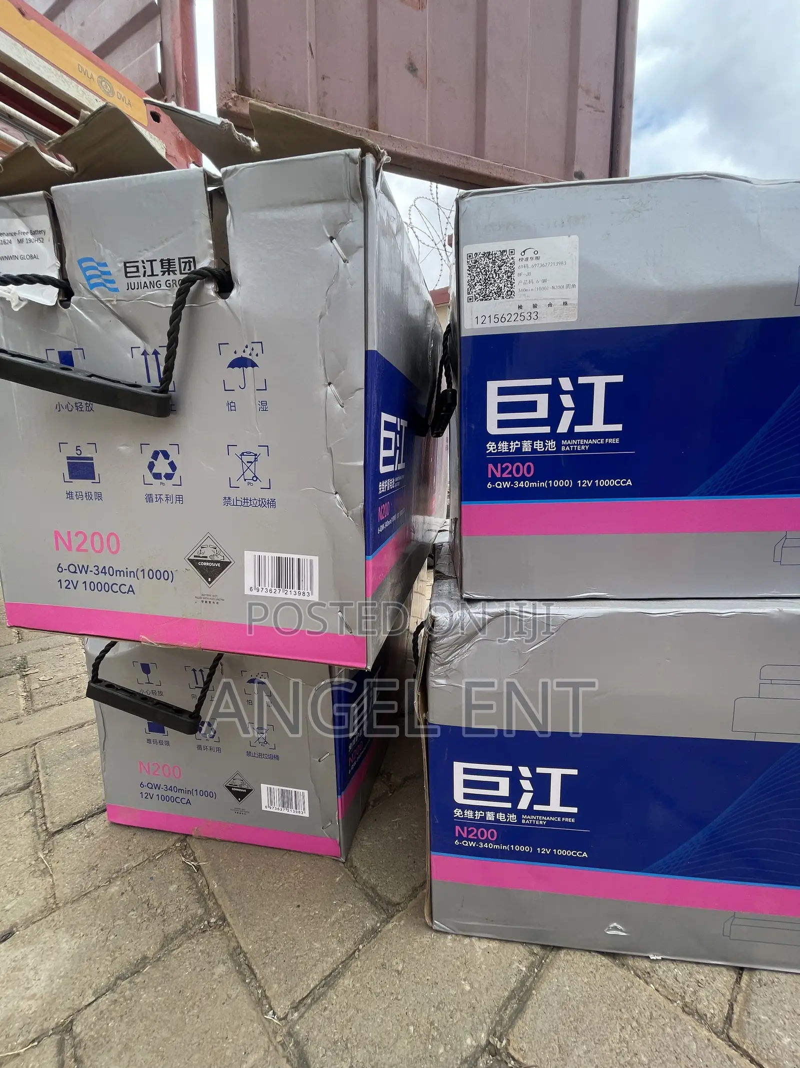 Juji N200Ah 32 Plates Maintenance-Free Heavy-Duty Battery(Ksi Accra)