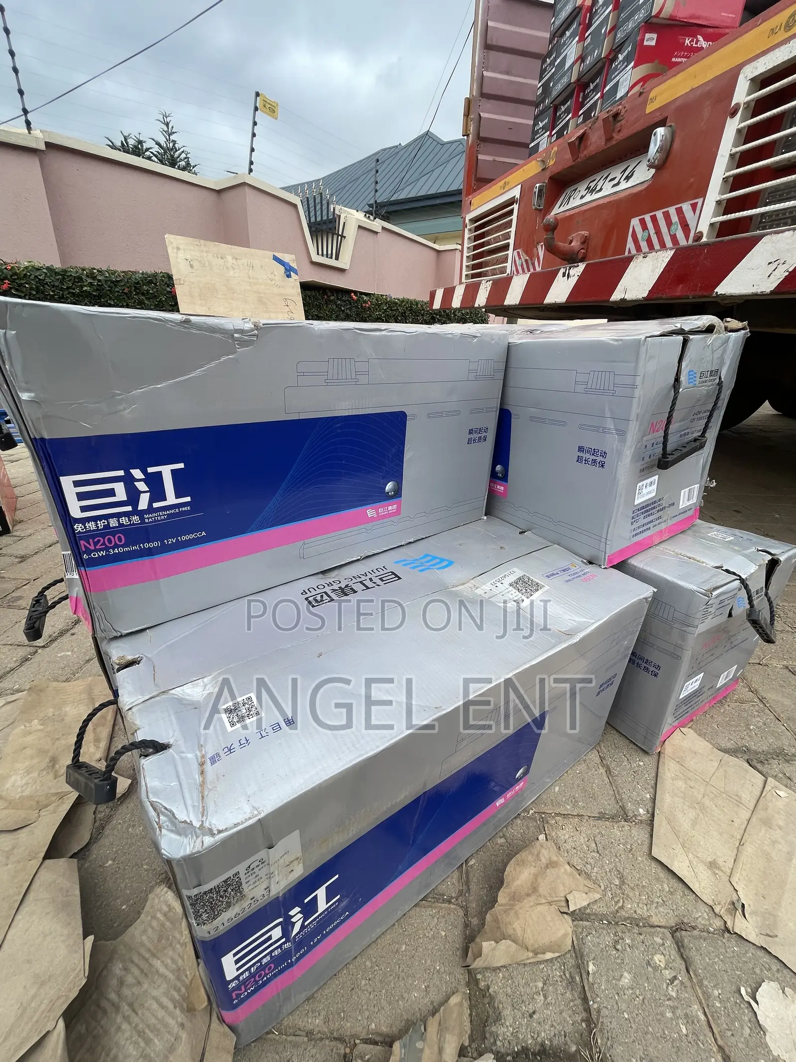 Juji N200Ah 32 Plates Maintenance-Free Heavy-Duty Battery(Ksi Accra)