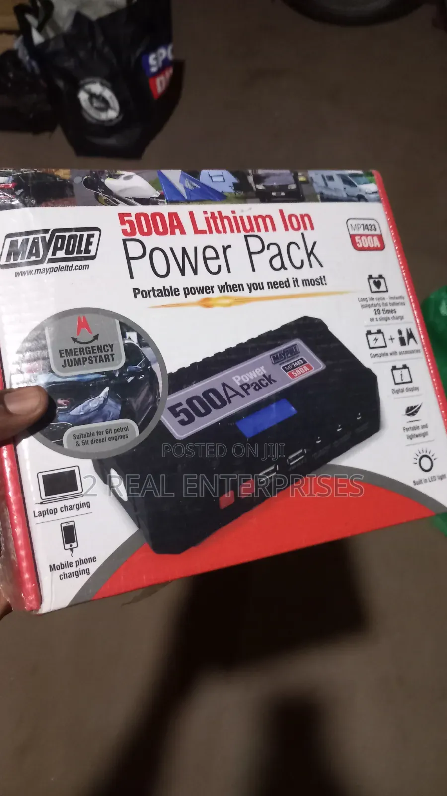 Maypole 500A Lithium Ion Power Pack (Model: MP7433)
