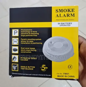 Photoelectric Smoke Alarm – 9V Battery Operated