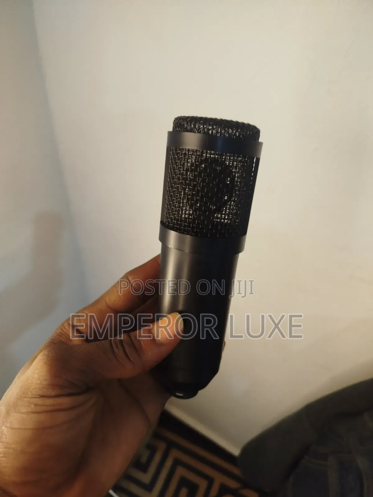 Professional Studio Condenser Microphone – Clear Sound Recording Mic