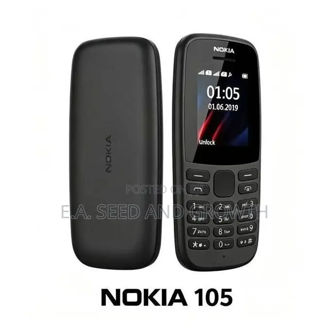 New Nokia 105 Black