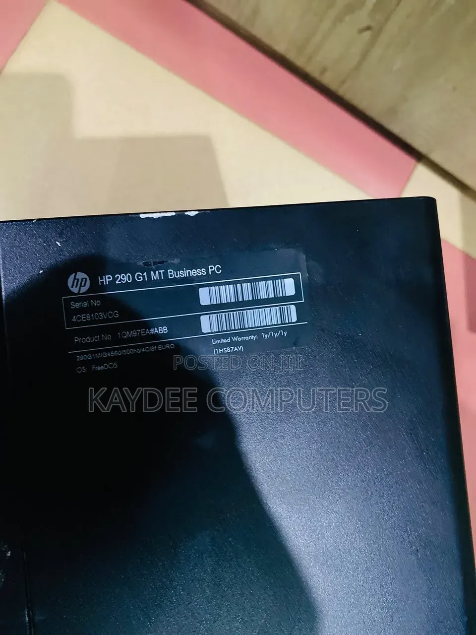 Desktop Computer HP 8GB Intel Core i5 SSD 256GB