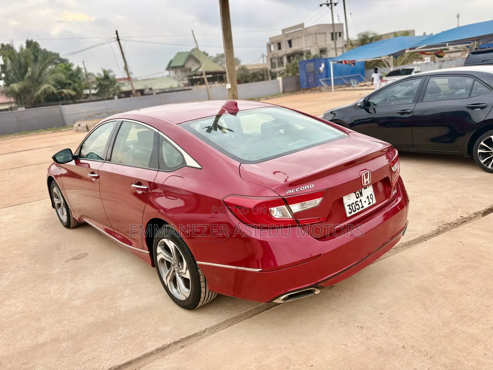 Honda Accord Sport (2.0L 4cyl Turbo 10A) 2019 Red