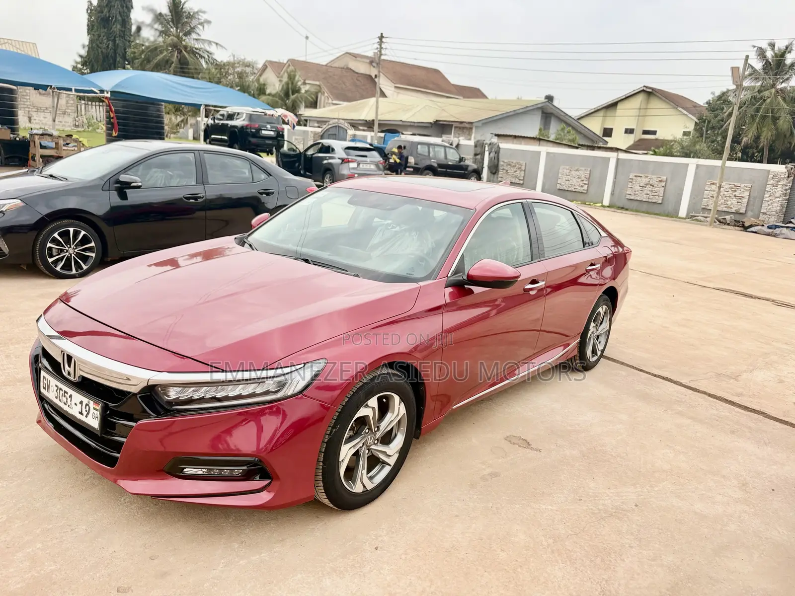 Honda Accord Sport (2.0L 4cyl Turbo 10A) 2019 Red