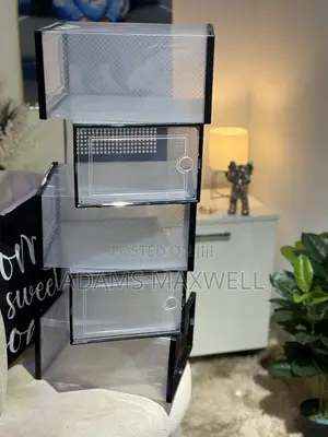 Transparent Sneakers Storage Boxes