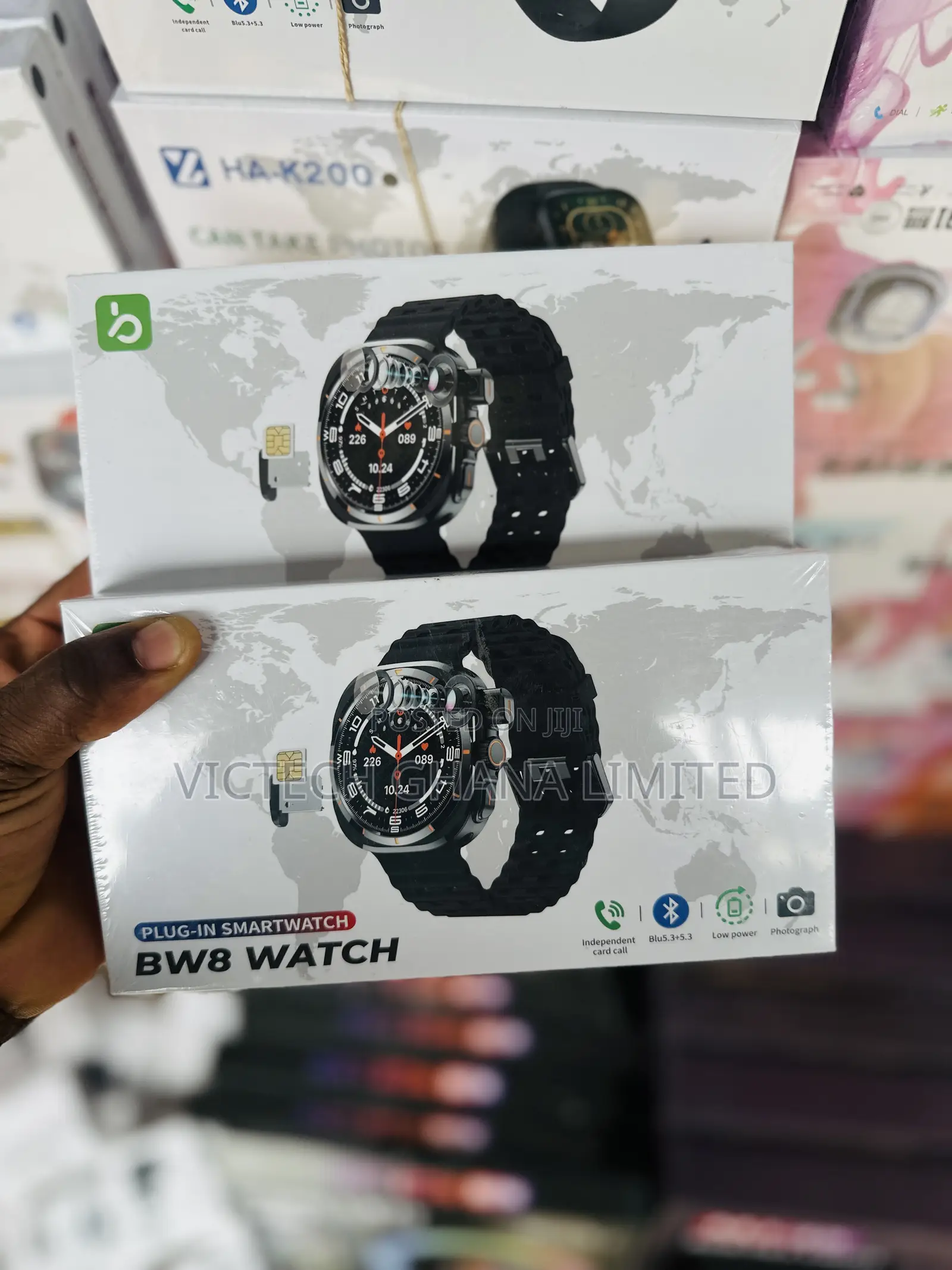 BW8 Plug-in Smartwatch
