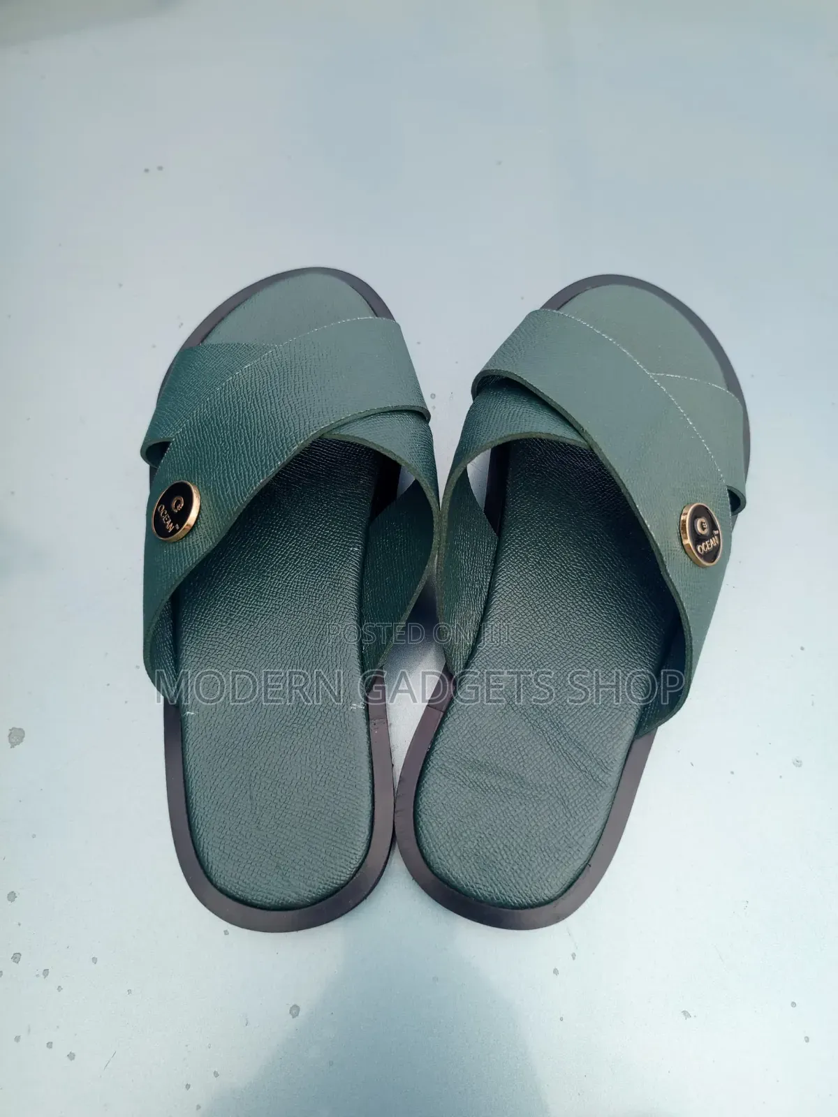 Men’s Stylish Casual Slippers – Comfortable Leather Sandals