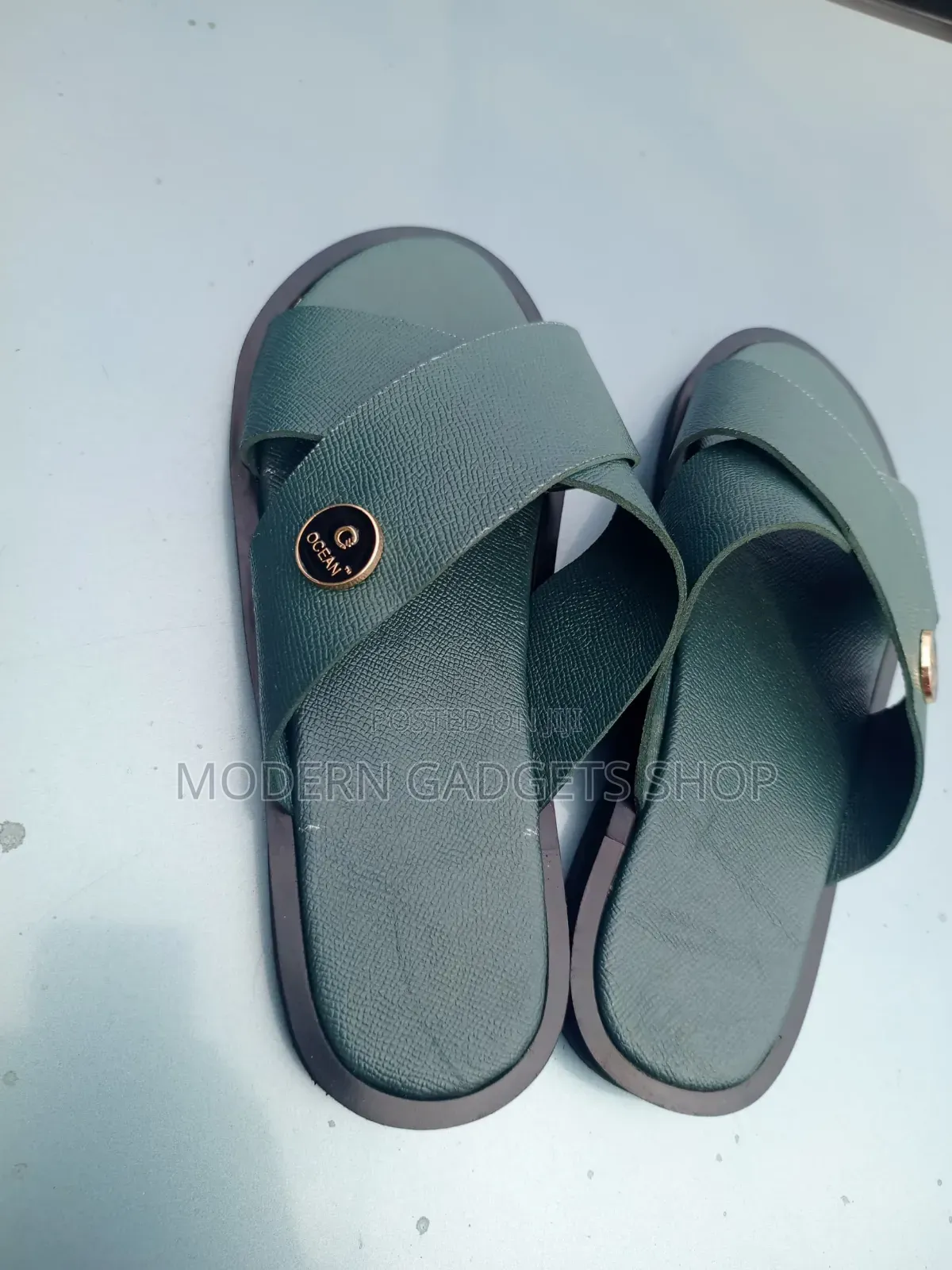 Men’s Stylish Casual Slippers – Comfortable Leather Sandals