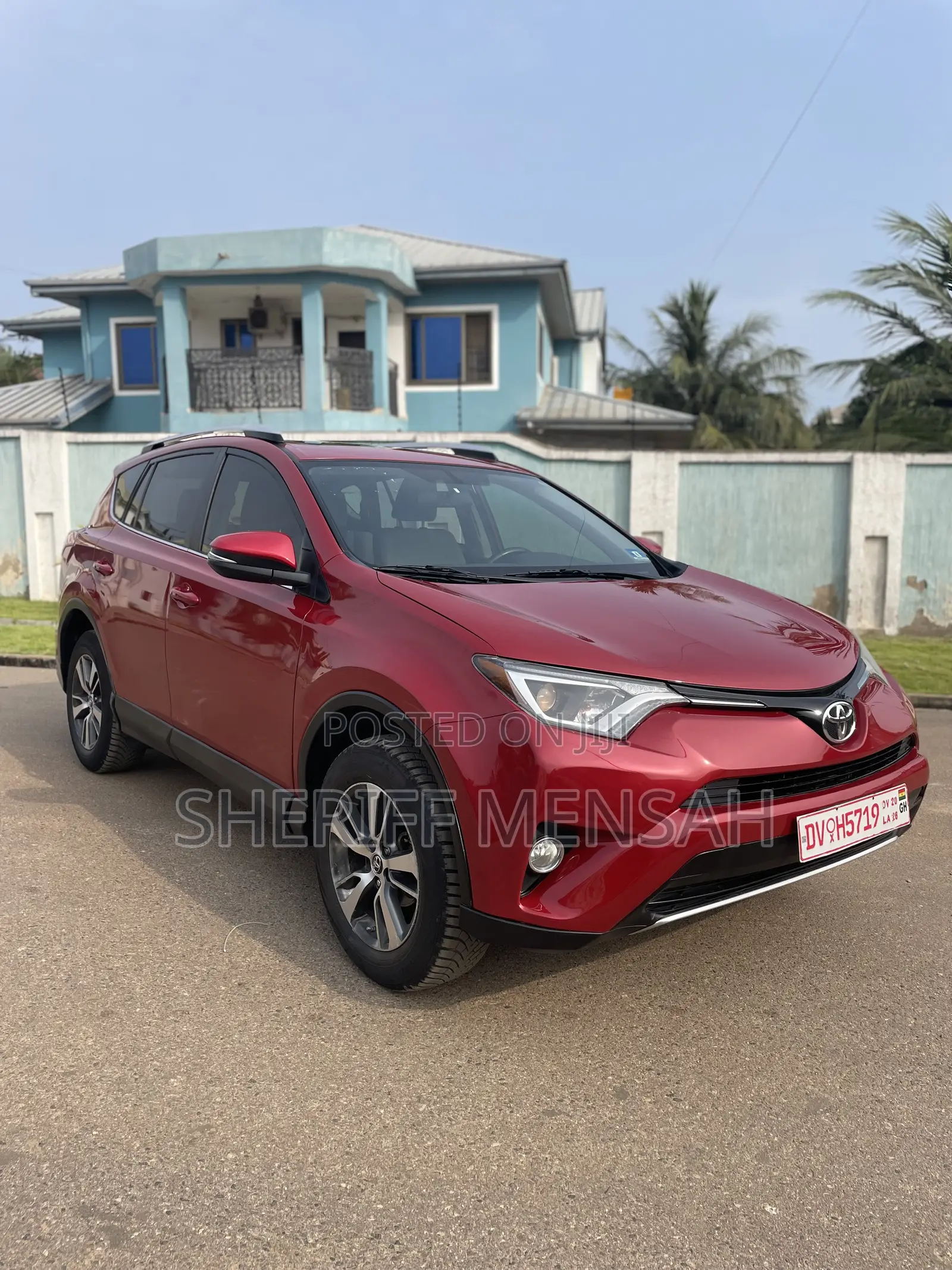Toyota RAV4 XLE AWD (2.5L 4cyl 6A) 2016 Red