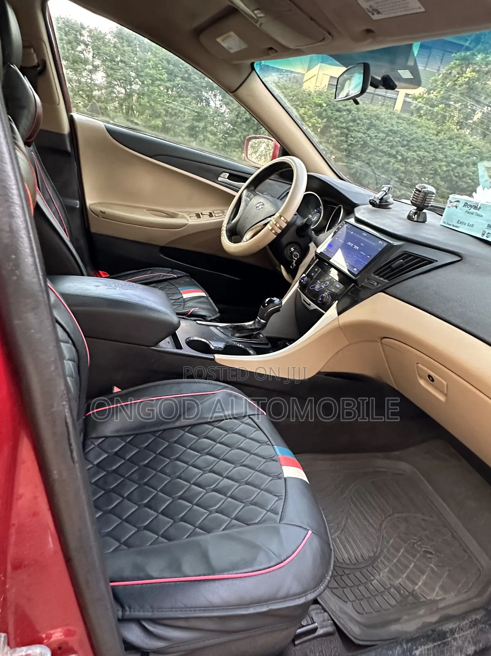 Hyundai Sonata SE 2.0T Sedan FWD (2.0L 4cyl 6A) 2013 Red