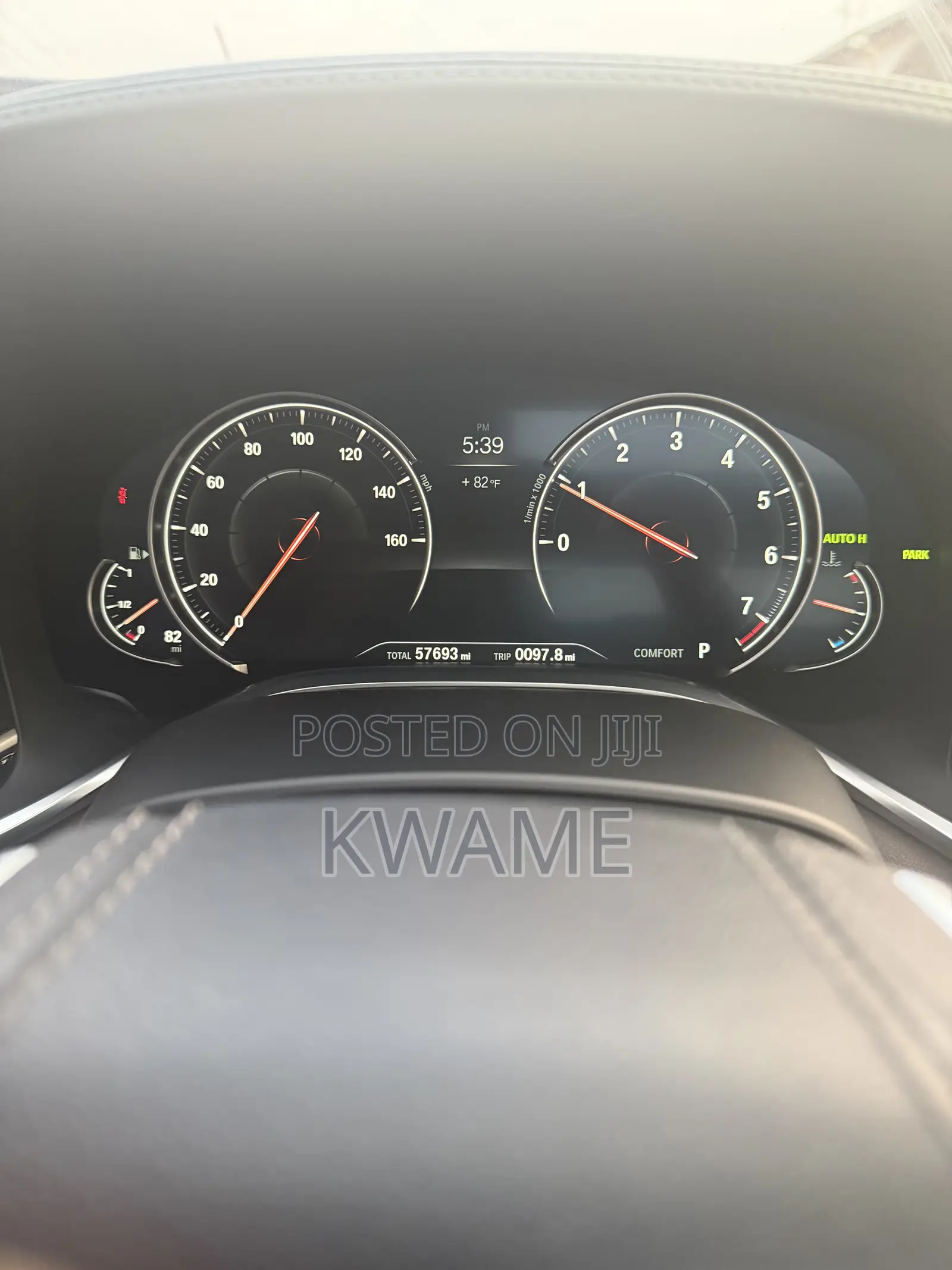 BMW 740 2017 Black