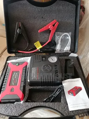 Smart Battery Car Jumper Starter With Tire Inflator