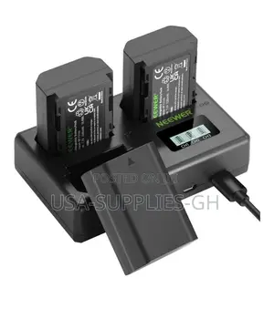 NEEWER 3 Pack 2280mAh Sony NP-FZ100 Battery With Charger From Usa