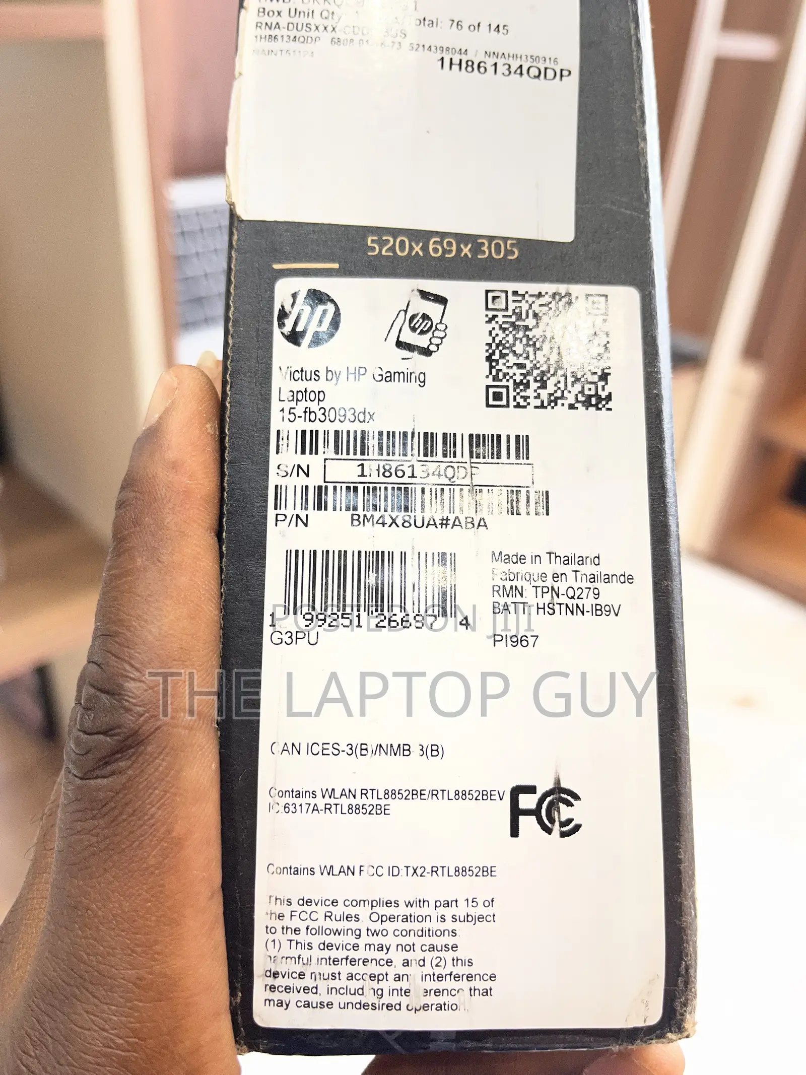 Laptop HP Victus 15 16GB AMD Ryzen 7 SSD 512GB