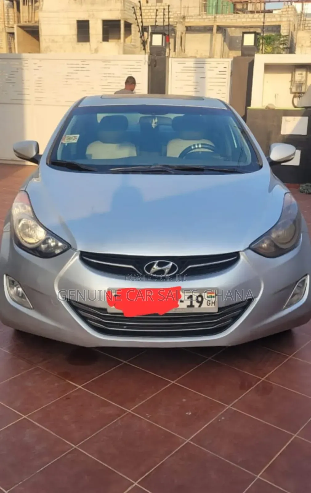 Hyundai Elantra GLS Sedan FWD (1.8L 4cyl 6A) 2013 Silver