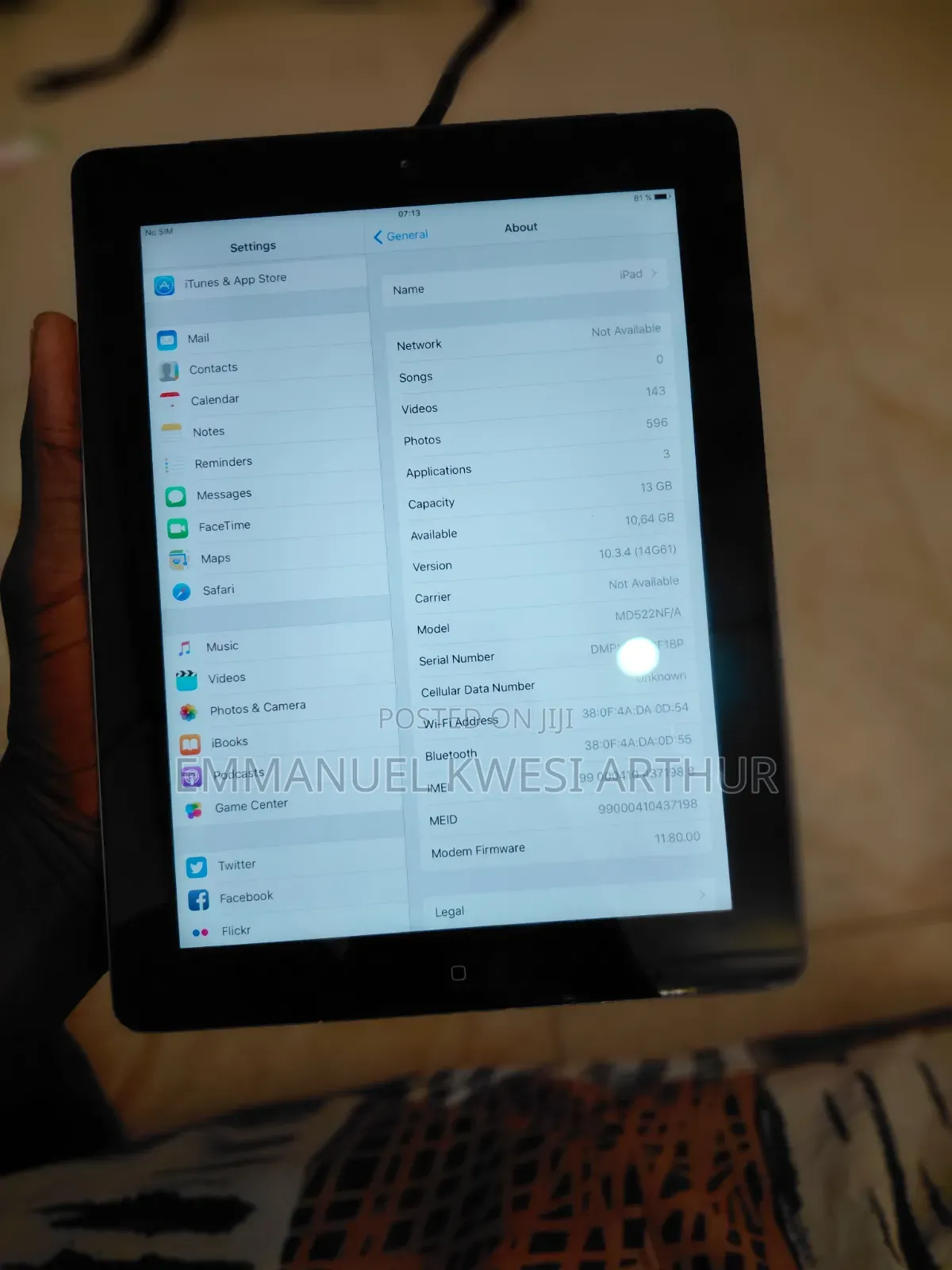 Apple iPad 4 Wi-Fi + Cellular 16 GB