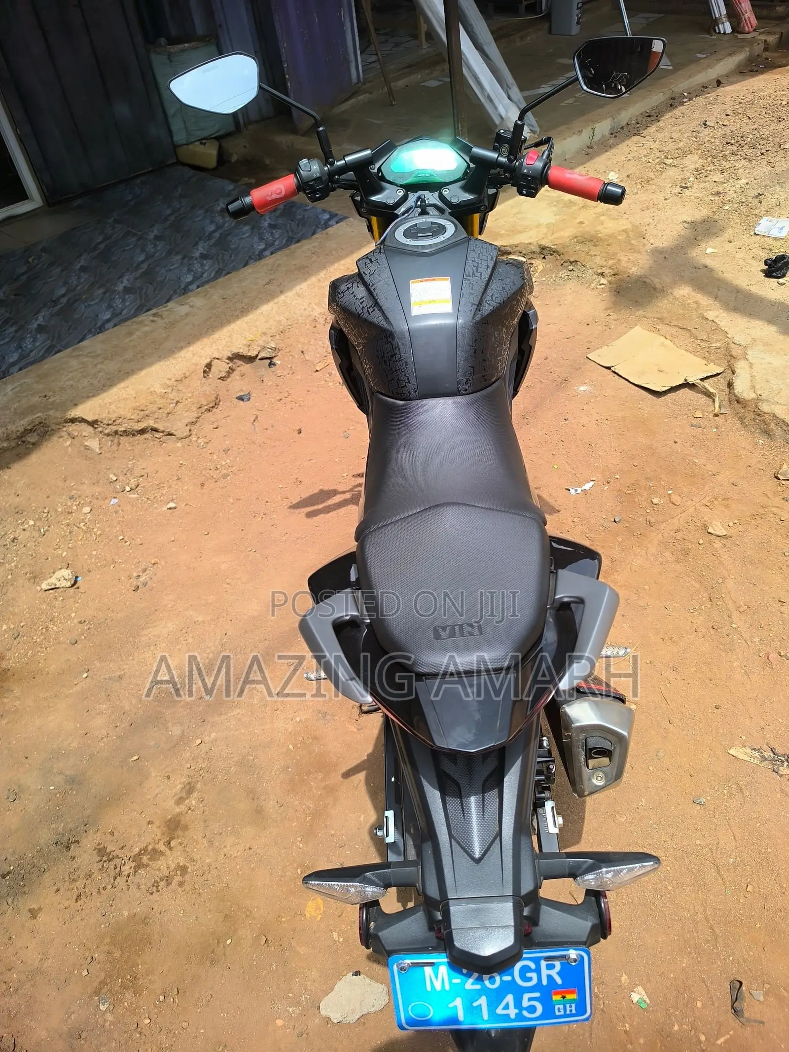 New Haojue DR190S 2026 Black