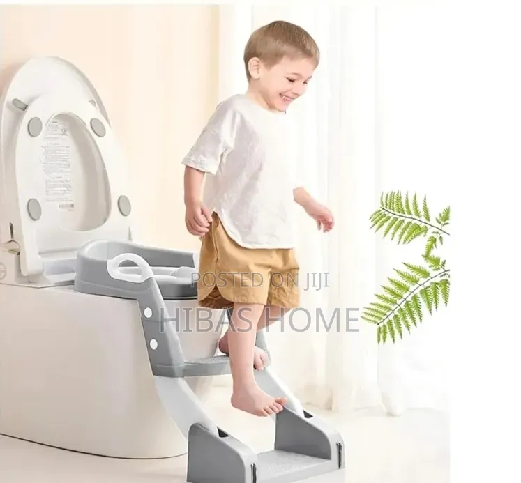 Toddler Ladder Toilet Bowl, 25kg, Stable Staircase With PVC Cushion