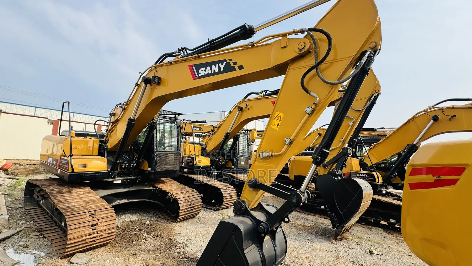 Brand-New SANY 215 Excavator – Available in Tema