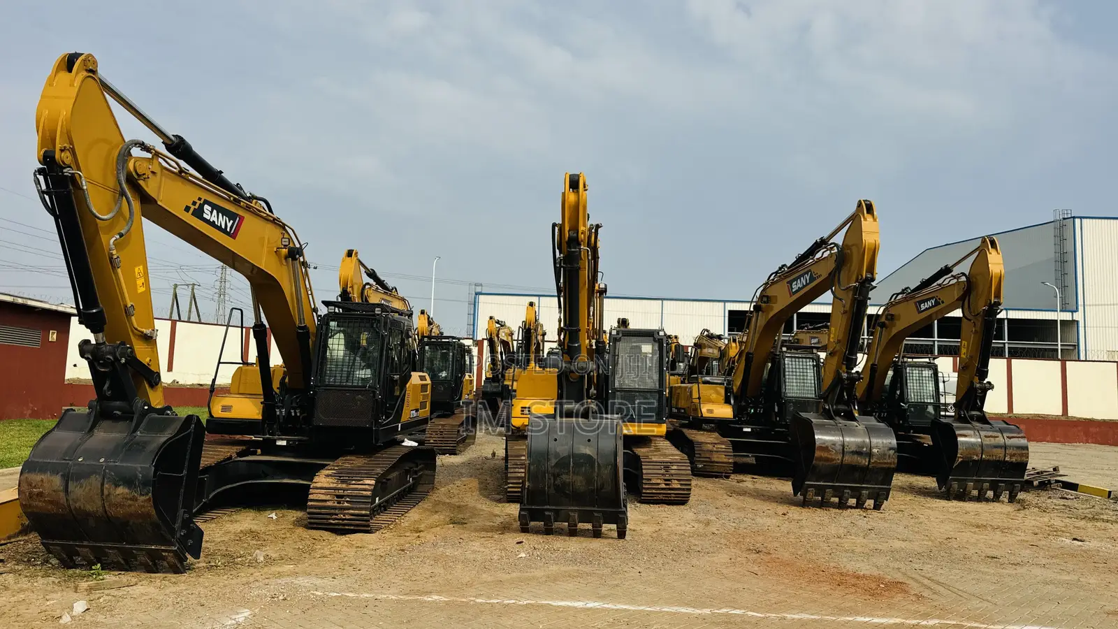Brand-New SANY 215 Excavator – Available in Tema