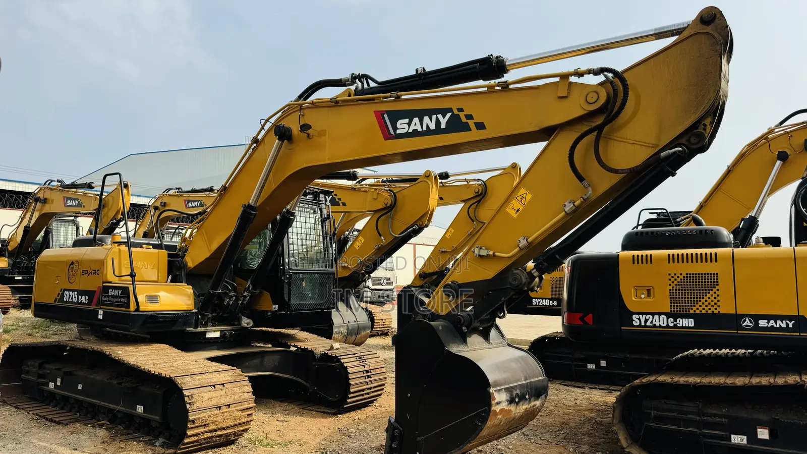 Brand-New SANY 215 Excavator – Available in Tema