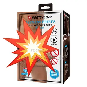 Double Hollow Dildo With Strap
