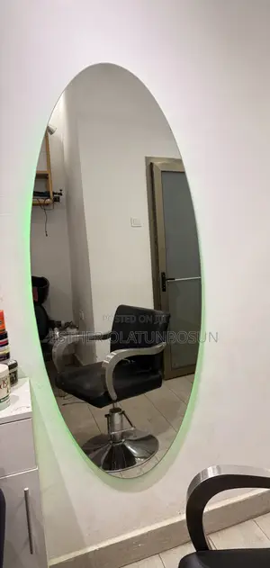 Salon Mirror and Side Drawer