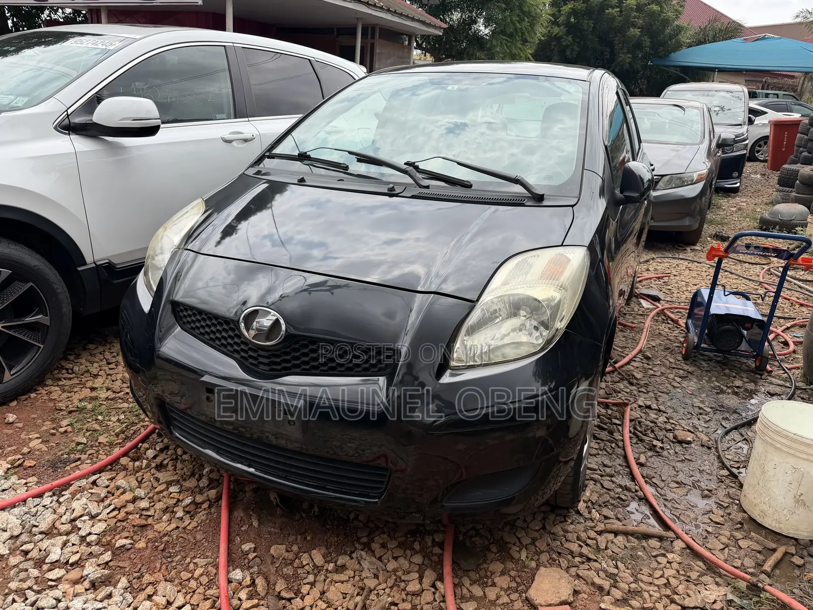 Toyota Vitz 1.0 FWD 3dr 2010 Black