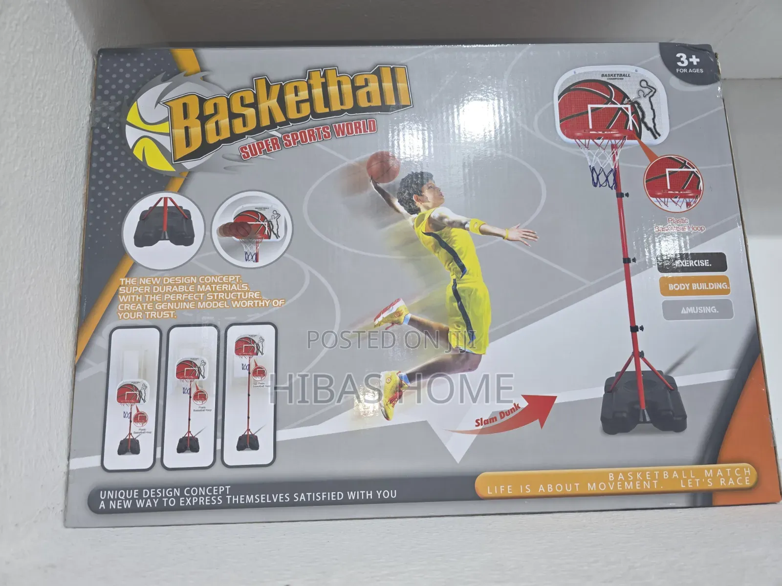 Kida Adjustable Basket Ball Stand